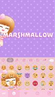 Marshmallow ☁️ iKeyboard Theme स्क्रीनशॉट 1