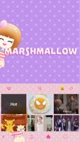 Marshmallow ☁️ iKeyboard Theme स्क्रीनशॉट 2