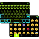Neon Light Emoji Keyboard Skin ícone