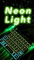 Neon Light Emoji Keyboard Skin Cartaz