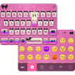 Pink Glitter Theme Keyboard