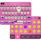 Pink Glitter Theme Keyboard simgesi