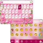 Pink Flower iKeyboard Theme ikona