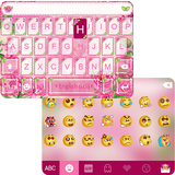 Pink Flower iKeyboard Theme icon
