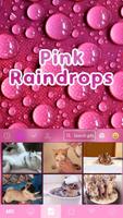 Pink Raindrops Emoji Keyboard screenshot 2