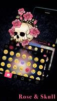 Rose & Skull iKeyboard Theme screenshot 1