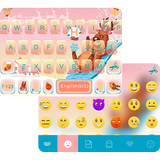 Santa's Deer Themefor Keyboard ícone