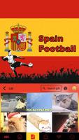 Spain Football Emoji iKeyboard Ekran Görüntüsü 1