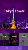 Tokyo Tower theme for keyboard Ekran Görüntüsü 2
