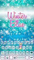 Blue Winter iKeyboard Theme постер