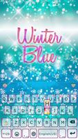 Blue Winter iKeyboard Theme Affiche