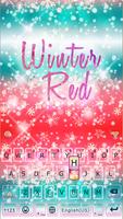 Winter Emoji iKeyboard Theme постер