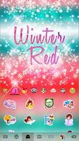 Winter Emoji iKeyboard Theme скриншот 2