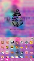 Anchor Galaxy Emoji Keyboard screenshot 1