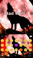 Bad Wolf Emoji Keyboard Theme Ekran Görüntüsü 1