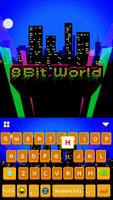 8-Bit World Emoji iKeyboard Plakat
