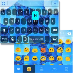 Descargar APK de Blue Fantasy iKeyboard Theme