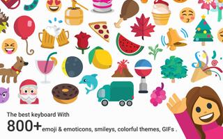 Cute Emoji Theme for iKeyboard syot layar 3