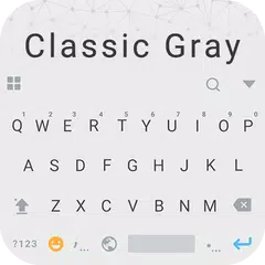 download Classic Gray iKeyboard Theme APK