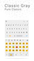 Classic Gray iKeyboard Theme Cartaz