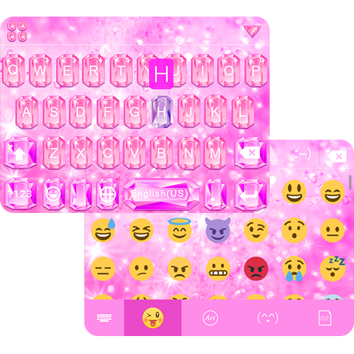 Diamond Love Emoji iKeyboard