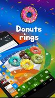 DonutsRings iKeyboard Theme capture d'écran 1