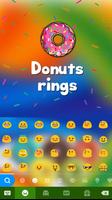 DonutsRings iKeyboard Theme Ekran Görüntüsü 2