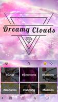 Dreamy🎀Clouds iKeyboard Theme screenshot 2