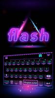 Flash Emoji Theme foriKeyboard Plakat