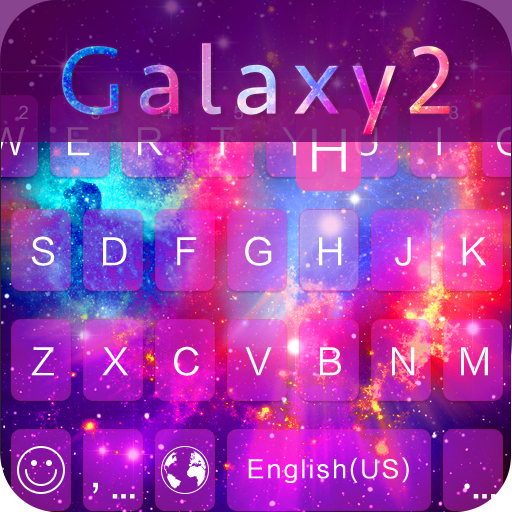 Galaxy2 Emoji iKeyboard Theme