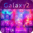 Galaxy2 Emoji iKeyboard Theme aplikacja