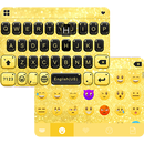 Gold & Black iKeyboard Theme APK