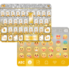Golden Bow iKeyboard Theme icône