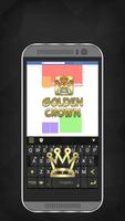 Golden Crown iKeyboard Theme Affiche