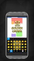 Golden Crown iKeyboard Theme capture d'écran 1