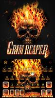 GrimReaper Emoji KeyboardTheme capture d'écran 1