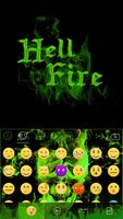 Hell Fire Emoji iKeyboard 💀 تصوير الشاشة 1