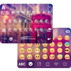 London Rain iKeyboard Theme