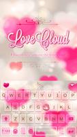 Love Cloud Emoji keyboardTheme poster