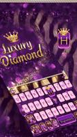 Luxury Diamond Emoji Keyboard Affiche