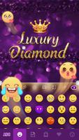 Luxury Diamond Emoji Keyboard capture d'écran 2