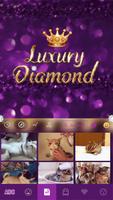 Luxury Diamond Emoji Keyboard captura de pantalla 3