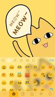 Meow Emoji Keyboard Colors capture d'écran 1