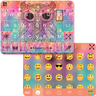 Owl Emoji Theme for iKeyboard ikona