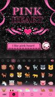 Pink Heart Theme for iKeyboard screenshot 1