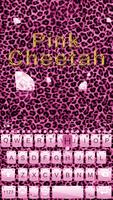 Pink Cheetah Emoji Keyboard 포스터