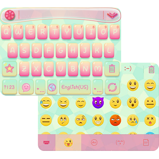 Pink Jelly iKeyboard Theme