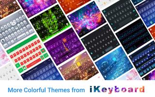 Rain Drop Emoji Keyboard Theme screenshot 3