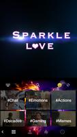 برنامه‌نما Sparkle Love Emoji iKeyboard💖 عکس از صفحه
