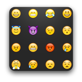 Emoji like iPhone (keyboard) Zeichen